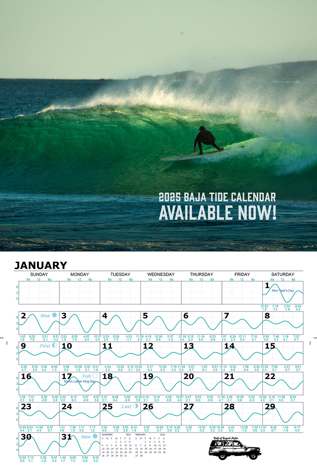 Baja Tide Calendar